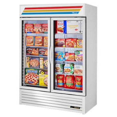 True Refrigeration GDM-49F-HC~TSL01_WH 54 Inch Freezer Merchandiser Two-section ENERGY STAR®