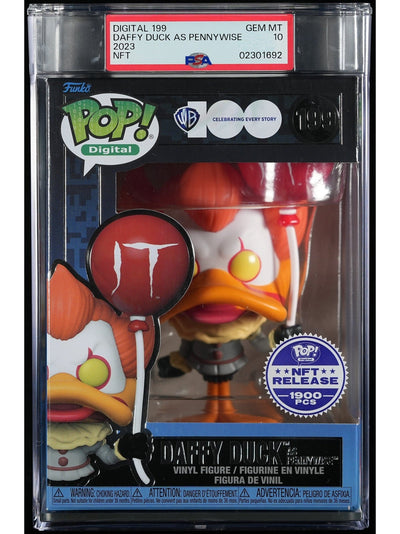 WB 100th: Daffy Duck as Pennywise PSA 10 GEM MINT