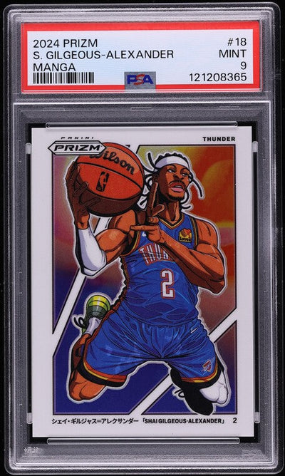 2024 Panini Prizm Manga Shai Gilgeous-Alexander #18 PSA 9 MINT