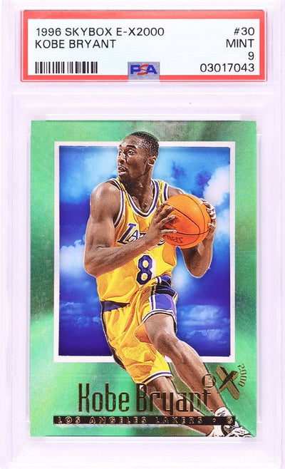 1996 Skybox E-X2000 Kobe Bryant ROOKIE #30 PSA 9 MINT
